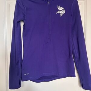 NFL Vikings Dri-Fit Quarter Zip